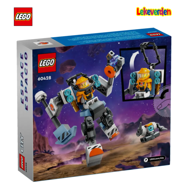 LEGO City Space Anleggsrobot i verdensrommet 60428 | Nye LEGO® sett og leker | Offisielle LEGO® leker | Lego byggesett for barn 5-12 år | Samlegaveide for barn 5-12 år_7