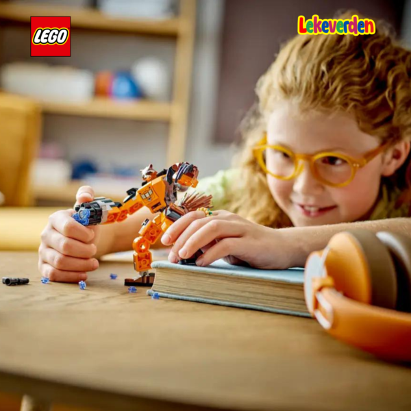 LEGO Marvel Super Heroes Rockets robotdrakt 76243 | Nye LEGO® sett og leker | Offisielle LEGO® leker | Lego byggesett for barn 5-12 år | Samlegaveide for barn 5-12 år_7
