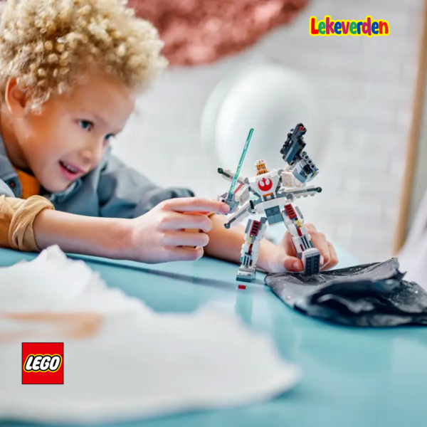 LEGO Star Wars Luke Skywalker X-Wing-robot 75390| Nye LEGO® sett og leker | Offisielle LEGO® leker | Lego byggesett for barn 5-12 år | Samlegaveide for barn 5-12 år_7