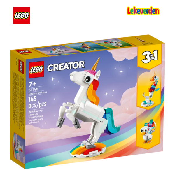LEGO Creator 31140 Magisk enhjørning byggelekesett_Lego byggesett for 7+ år_7