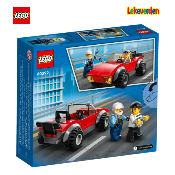 LEGO City 60392, Politimotorsykkel på biljakt | Nye LEGO® sett og leker | Offisielle LEGO® leker | Lego byggesett for barn 5-12 år | Samlegaveide for barn 5-12 år | Flerfarget_7