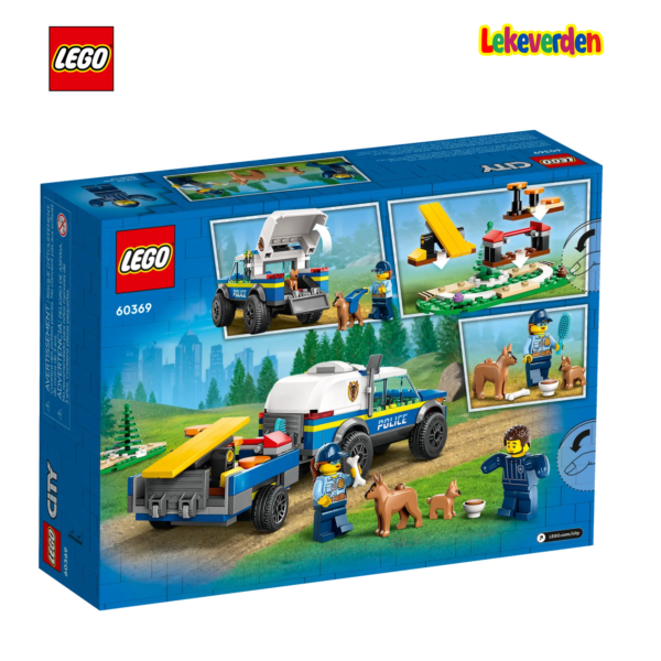 LEGO City 60369, Mobilt treningssett for politihunder | Nye LEGO® sett og leker | Offisielle LEGO® leker | Lego byggesett for barn 7-12 år | Samlegaveide for barn 7-12 år | Flerfarget_8