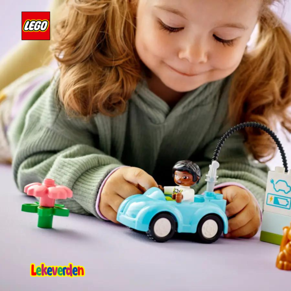 Lego Duplo 10985 Vindmoelle og Elbil 10985 (16 stykker)_Beste julegave til 2 år gamle jenter_8