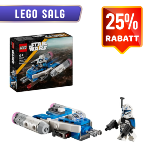 LEGO 75391 Y-wing mikrojager til Captain Rex-spennende byggesett for barn fra 7 år og oppover som elsker Star Wars
