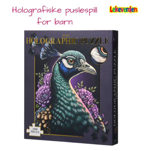 Holografisk puslespill 1000 brikker | puslespill for barn | brettspill for barn | julegave til barn_1
