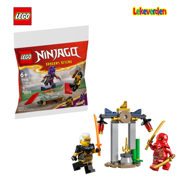 Lego ninjago 30650 kai og rapton i tempelkamp | nye lego® sett og leker | offisielle lego®-leker | lego byggesett for barn 5-12 år | julegaver til barn 5-12 år | flerfarget_1