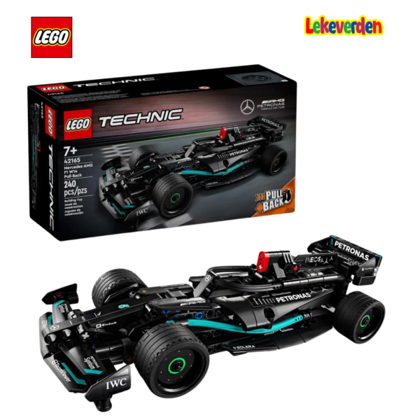 Lego 42165 technic mercedes amg f1 w14 pullback | nye lego® sett og leker | offisielle lego®-leker | lego byggesett for barn 5-12 år | julegaver til barn 5-12 år | flerfarget_1