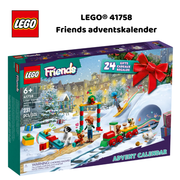 LEGO 41758 Friends adventskalender 2023 | Inkludert figurer av løve og høst og 8 lekedyr | Julegave til jenter, gutter og 6 år gamle barn_2