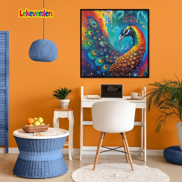 VHolografisk puslespill 1000 brikker | puslespill for barn | brettspill for barn | julegave til barn_3