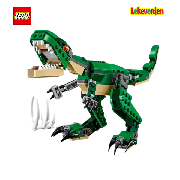 Lego creator 31058 grønn dinosaur | nye lego® sett og leker | offisielle lego®-leker | lego byggesett for barn 5-12 år | julegaver til barn 5-12 år | flerfarget_3