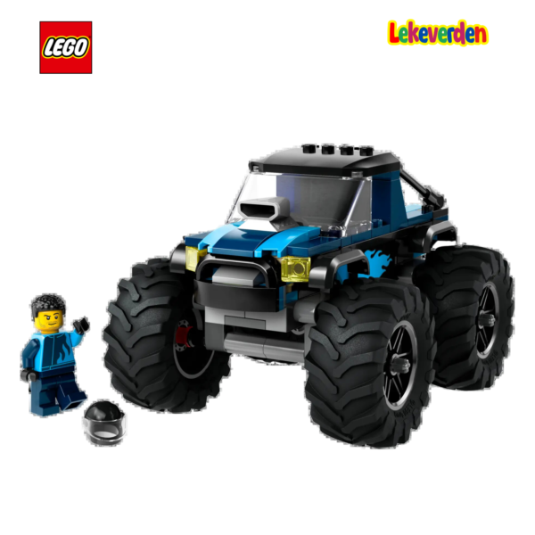 Lego city 60402 blå monstertruck | nye lego® sett og leker | offisielle lego®-leker | lego byggesett for barn 5-12 år | julegaver til barn 5-12 år | flerfarge_3