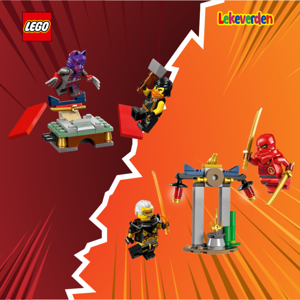 Lego ninjago 30650 kai og rapton i tempelkamp | nye lego® sett og leker | offisielle lego®-leker | lego byggesett for barn 5-12 år | julegaver til barn 5-12 år | flerfarget_4
