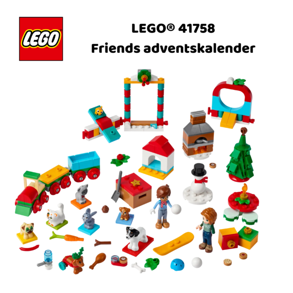 LEGO 41758 Friends adventskalender 2023 | Inkludert figurer av løve og høst og 8 lekedyr | Julegave til jenter, gutter og 6 år gamle barn_4