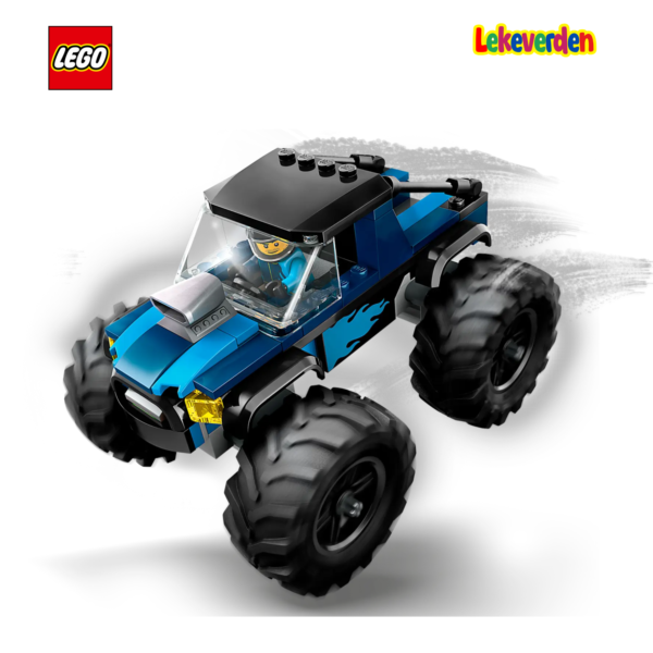 Lego city 60402 blå monstertruck | nye lego® sett og leker | offisielle lego®-leker | lego byggesett for barn 5-12 år | julegaver til barn 5-12 år | flerfarge_4