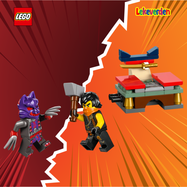 Lego ninjago 30650 kai og rapton i tempelkamp | nye lego® sett og leker | offisielle lego®-leker | lego byggesett for barn 5-12 år | julegaver til barn 5-12 år | flerfarget_5