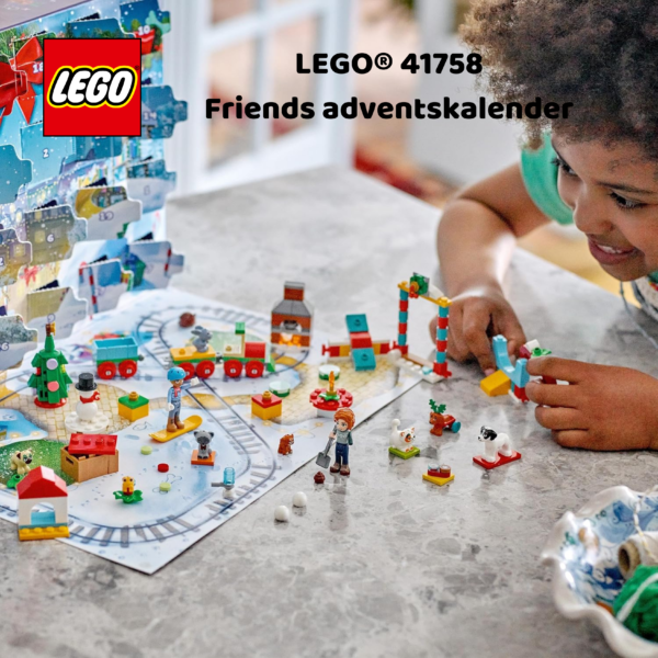 LEGO 41758 Friends adventskalender 2023 | Inkludert figurer av løve og høst og 8 lekedyr | Julegave til jenter, gutter og 6 år gamle barn_5