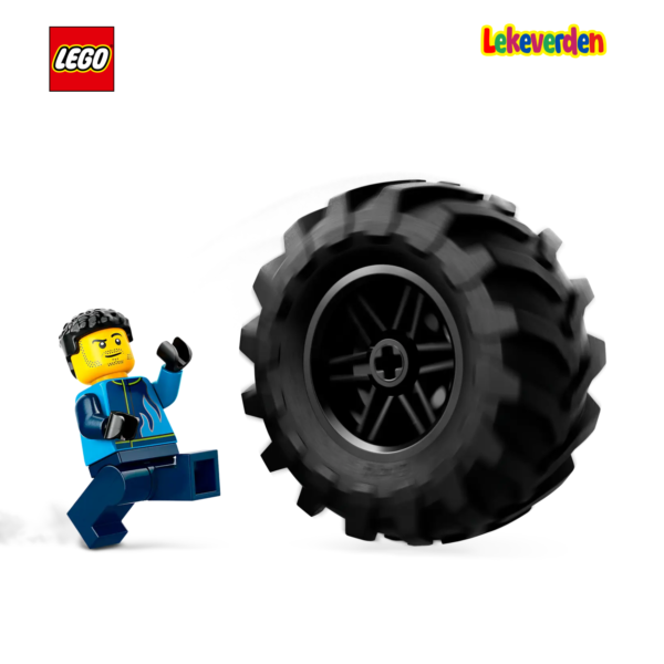 Lego city 60402 blå monstertruck | nye lego® sett og leker | offisielle lego®-leker | lego byggesett for barn 5-12 år | julegaver til barn 5-12 år | flerfarge_5
