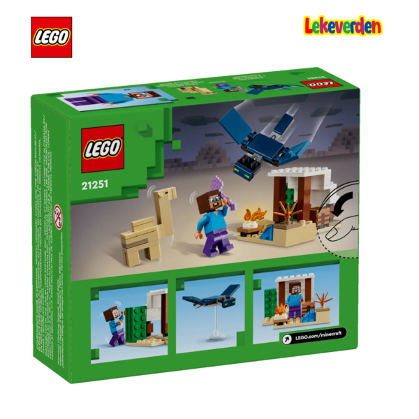 Lego minecraft 21251 steve's desert expedition | nye lego® sett og leker | offisielle lego®-leker | lego byggesett for barn 5-12 år | julegaver til barn 5-12 år | flerfarget_7