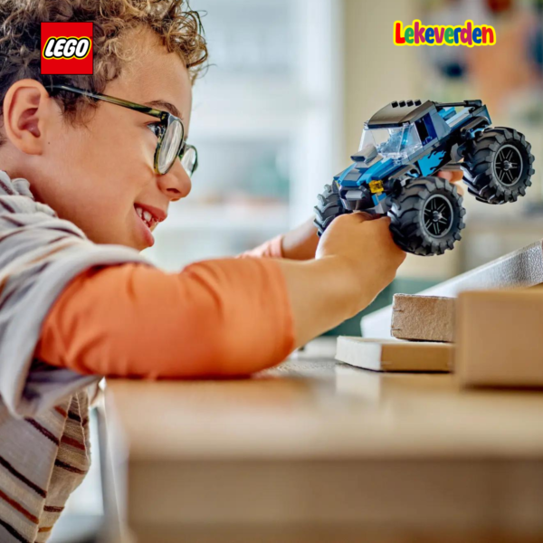 Lego city 60402 blå monstertruck | nye lego® sett og leker | offisielle lego®-leker | lego byggesett for barn 5-12 år | julegaver til barn 5-12 år | flerfarge_7