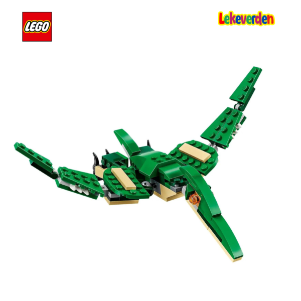 Lego creator 31058 grønn dinosaur | nye lego® sett og leker | offisielle lego®-leker | lego byggesett for barn 5-12 år | julegaver til barn 5-12 år | flerfarget_7