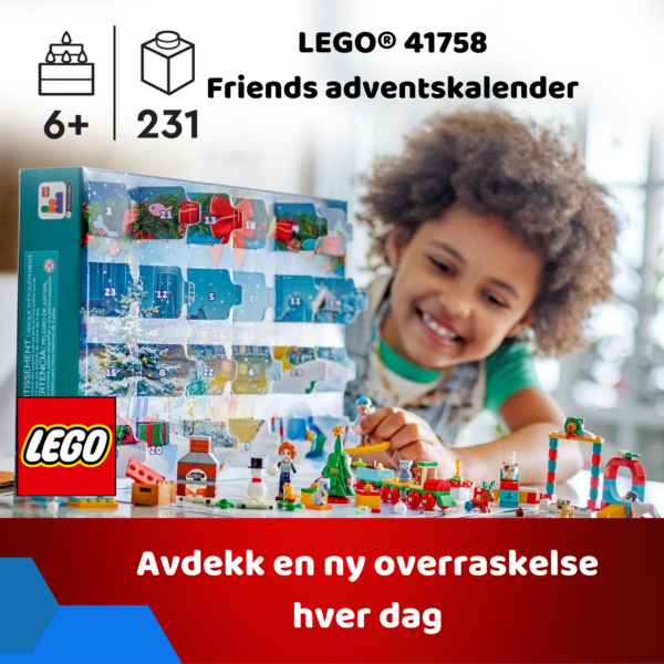 LEGO 41758 Friends adventskalender 2023 | Inkludert figurer av løve og høst og 8 lekedyr | Julegave til jenter, gutter og 6 år gamle barn_7