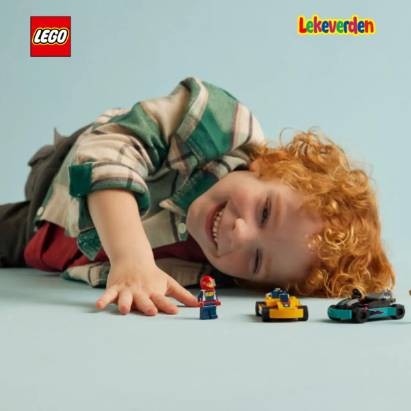 Lego city 60400 gokart og racerfører | nye lego® sett og leker | offisielle lego®-leker | lego byggesett for barn 5-12 år | julegaver til barn 5-12 år | flerfarget_8