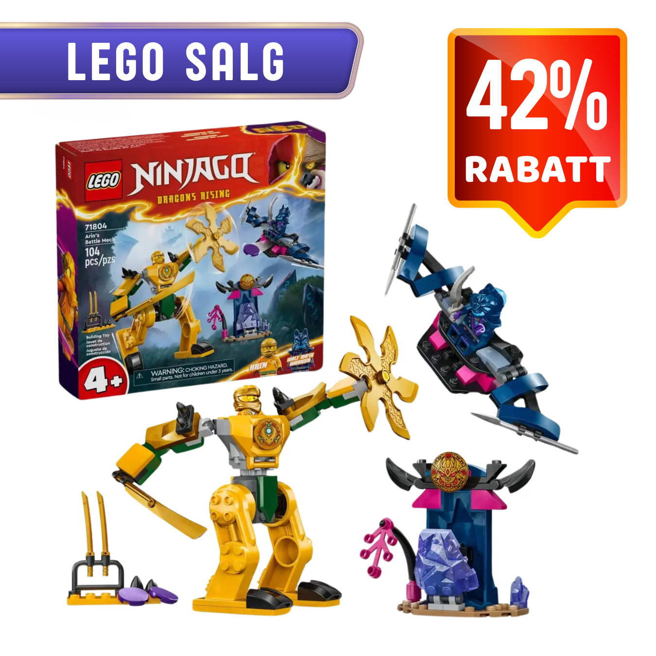 LEGO 71804 Arins kampmekanisme | LEGO Ninjago 71804