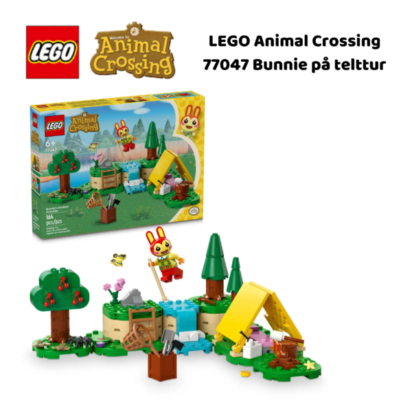 LEGO Animal Crossing 77047 Bunnie på telttur | nye lego® sett og leker | offisielle lego®-leker | lego byggesett for barn 6-12 år | julegaver til barn 6-12 år | flerfarget_1