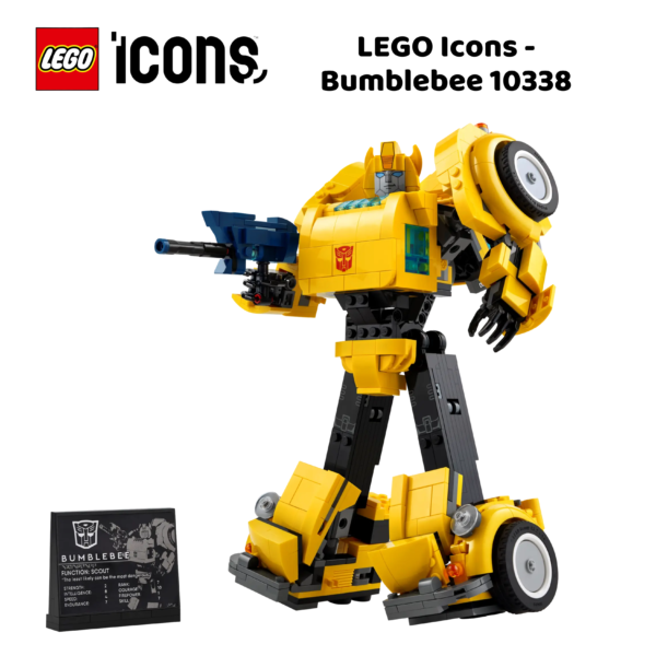 LEGO Icons 10338 Transformers Bumblebee | nye lego® sett og leker | offisielle lego®-leker | lego byggesett for voksne | julegaver til voksne | flerfarget_3