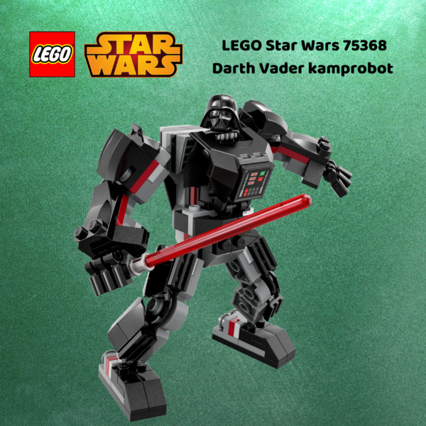 LEGO Star Wars 75368 Darth Vader kamprobot | Nye LEGO® sett og leker | Offisielle LEGO® leker | Lego byggesett for barn 6-13 år | Samlegaveide for barn 6-13 år | Julegaver til gutter og jente_5