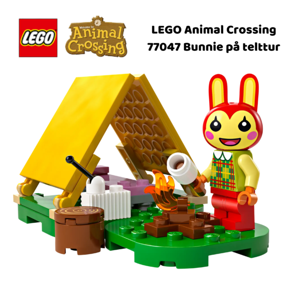 LEGO Animal Crossing 77047 Bunnie på telttur | nye lego® sett og leker | offisielle lego®-leker | lego byggesett for barn 6-12 år | julegaver til barn 6-12 år | 5
