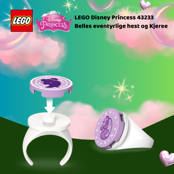 LEGO Disney Princess 43233 Belles eventyrlige hest og Kjerre | Nye LEGO® sett og leker | Offisielle LEGO® leker | Lego byggesett for barn 5-13 år | Samlegaveide for barn 5-13 år | Julegaver til jenter_6