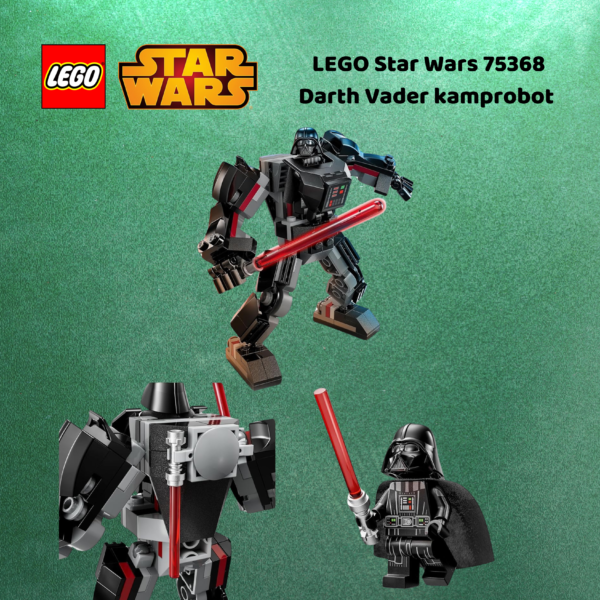 LEGO Star Wars 75368 Darth Vader kamprobot | Nye LEGO® sett og leker | Offisielle LEGO® leker | Lego byggesett for barn 6-13 år | Samlegaveide for barn 6-13 år | Julegaver til gutter og jente_6