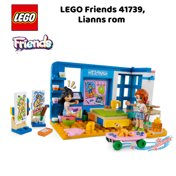LEGO Friends 41739, Lianns rom | nye lego® sett og leker | offisielle lego®-leker | lego byggesett for barn 6-12 år | julegaver til barn 6-12 år | flerfarget_6