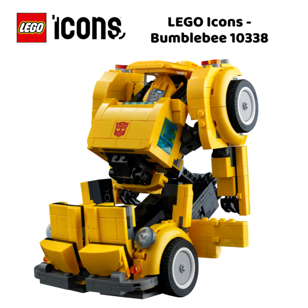 LEGO Icons 10338 Transformers Bumblebee | nye lego® sett og leker | offisielle lego®-leker | lego byggesett for voksne | julegaver til voksne | flerfarget_6