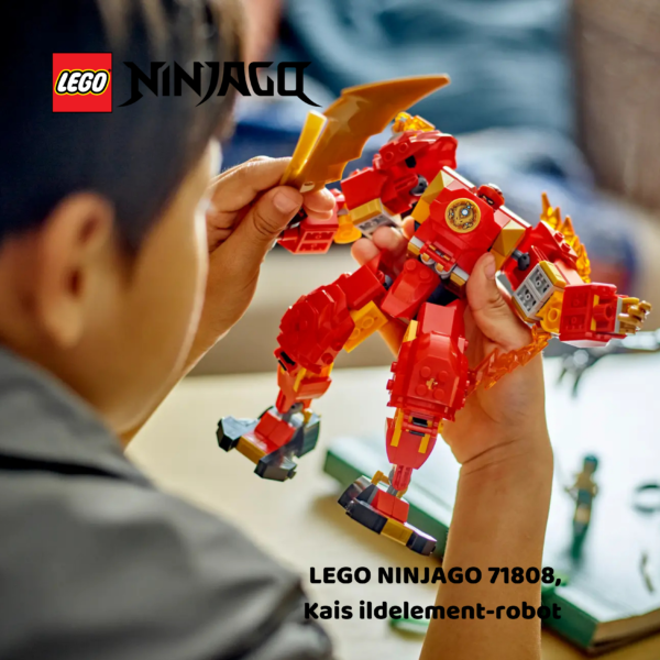 LEGO NINJAGO 71808, Kais ildelement-robot | Nye LEGO® sett og leker | Offisielle LEGO® leker | Lego byggesett for barn 7-13 år | Samlegaveide for barn 7-13 år | Julegaver til gutter og jenter_6