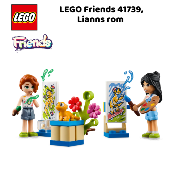 LEGO Friends 41739, Lianns rom | nye lego® sett og leker | offisielle lego®-leker | lego byggesett for barn 6-12 år | julegaver til barn 6-12 år | 8