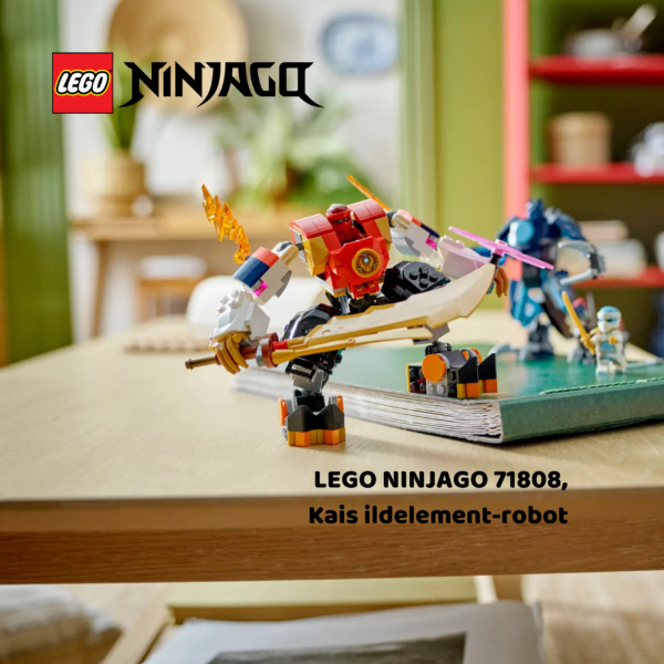 LEGO NINJAGO 71808, Kais ildelement-robot | Nye LEGO® sett og leker | Offisielle LEGO® leker | Lego byggesett for barn 7-13 år | Samlegaveide for barn 7-13 år | Julegaver til gutter og jenter_8