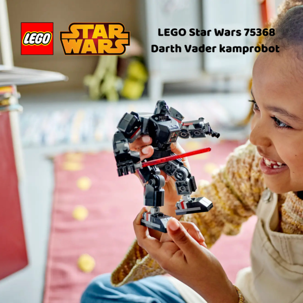 LEGO Star Wars 75368 Darth Vader kamprobot | Nye LEGO® sett og leker | Offisielle LEGO® leker | Lego byggesett for barn 6-13 år | Samlegaveide for barn 6-13 år | Julegaver til gutter og jente_8