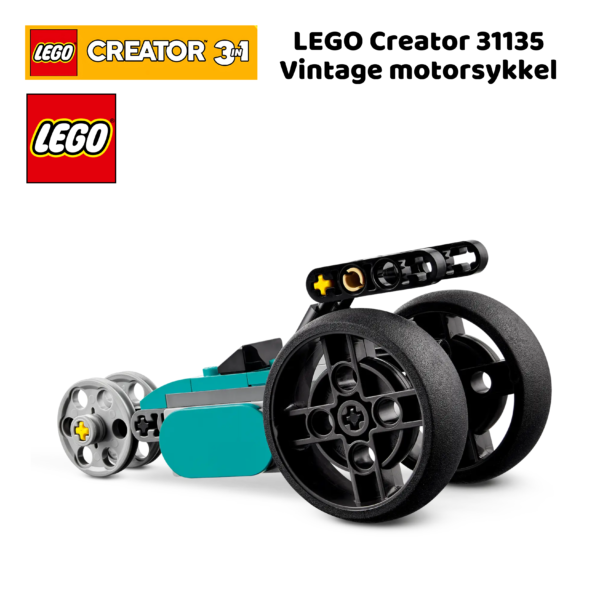 LEGO Creator 31135 Vintage motorsykkel | nye lego® sett og leker | offisielle lego®-leker | lego byggesett for barn 8-12 år | julegaver til barn 8-16 år _9