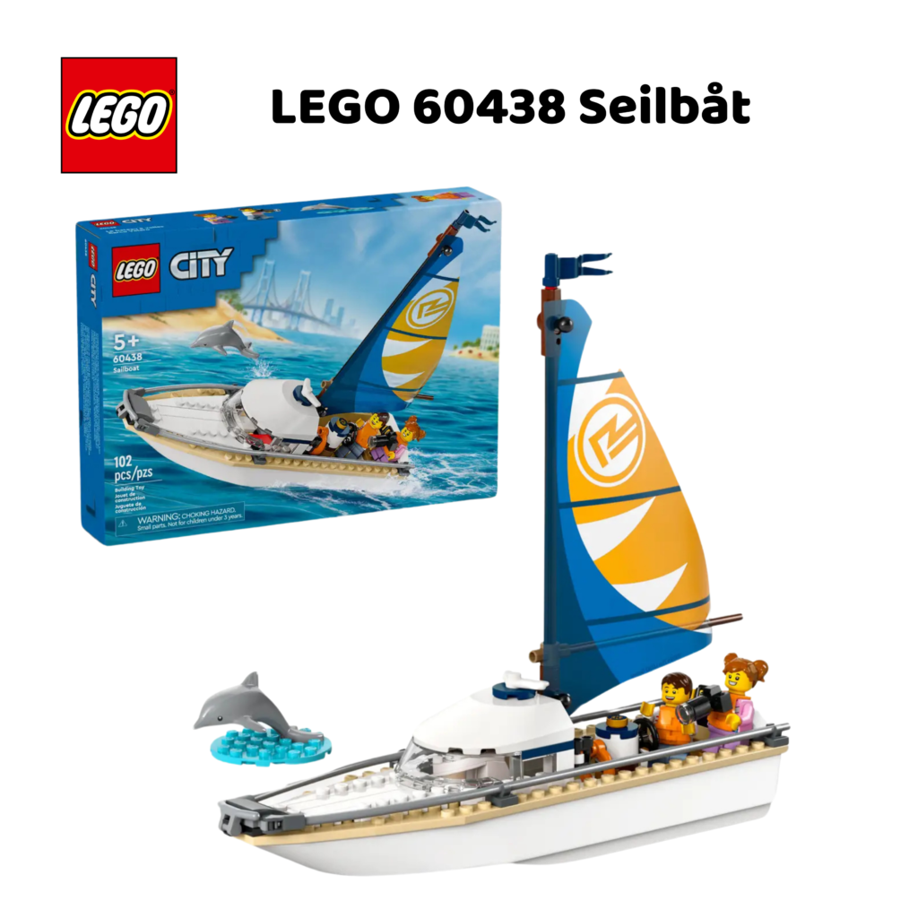 Beste gaver til barn 6 LEGO 60438 City seilbåt | LEGO City 60438