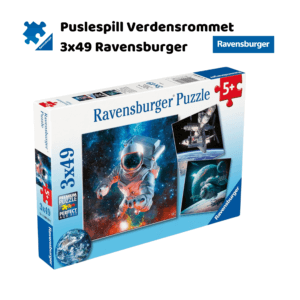 Puslespill verdensrommet 3x49 brikker Ravensburger | Puslespill for barn og voksne | Puslespill for barn | Gaver til barn_1