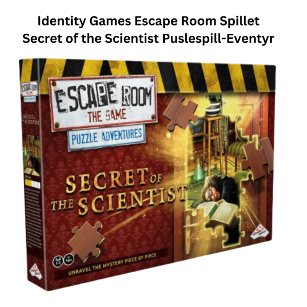 Escape Room Spillet Secret of the Scientist Puslespill-Eventyr- Identity Games | Puslespill og rømningsrom i ett for voksne og tenåringer_2