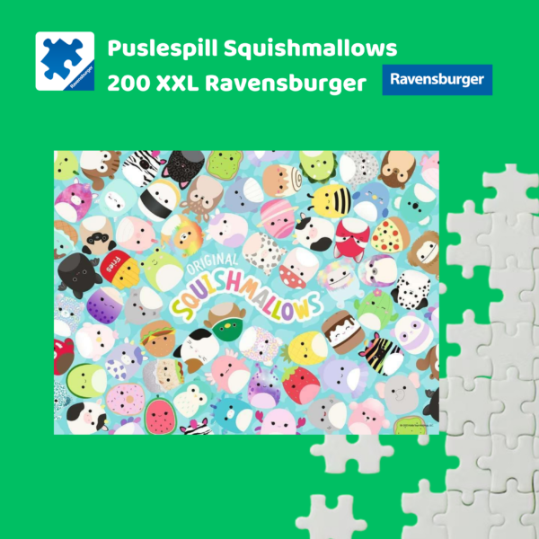 Puslespill squishmallows 200 XXL brikker Ravensburger | Puslespill for barn og voksne | Puslespill for barn | Gaver til barn_2