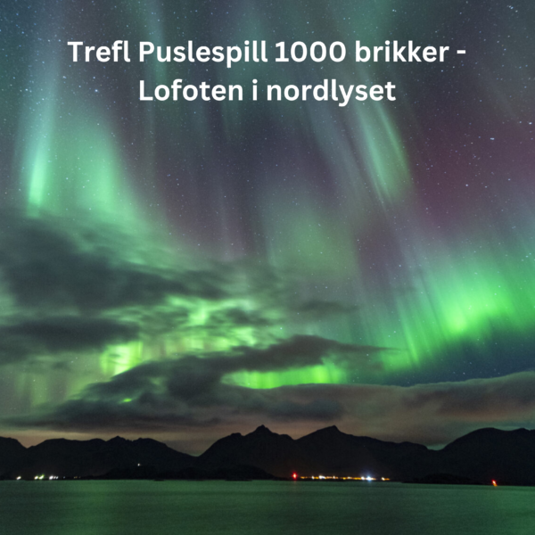 Trefl Puzzle 1000 Pieces - Lofoten in the Northern Lights | Puslespill og rømningsrom i ett for voksne og tenåringer_3