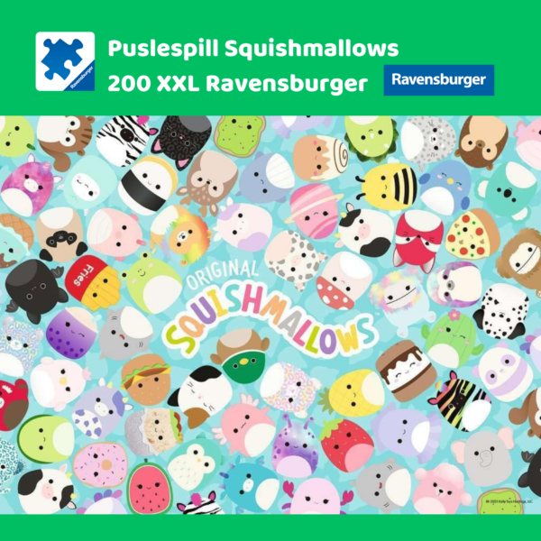 Puslespill squishmallows 200 XXL brikker Ravensburger | Puslespill for barn og voksne | Puslespill for barn | Gaver til barn_3