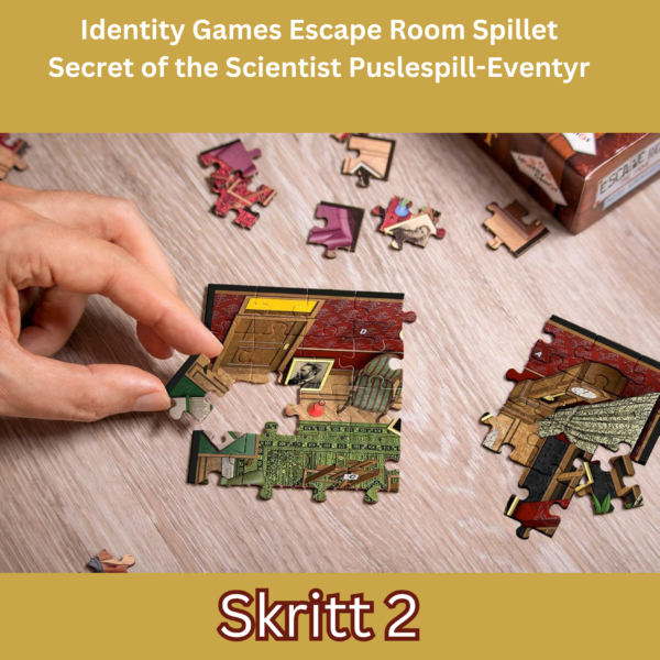 Escape Room Spillet Secret of the Scientist Puslespill-Eventyr- Identity Games | Puslespill og rømningsrom i ett for voksne og tenåringer_4
