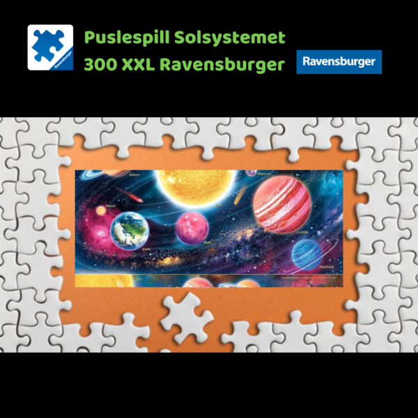 Puslespill solsystemet 300 XXL brikker Ravensburger | Puslespill for barn og voksne | Puslespill for barn | Gaver til barn_4