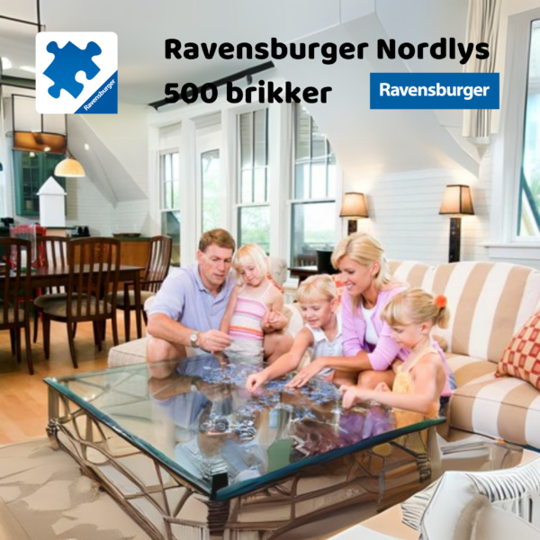 Puslespill nordlys 500 brikker Ravensburger | Puslespill for barn og voksne | Puslespill for barn | Gaver til barn_5