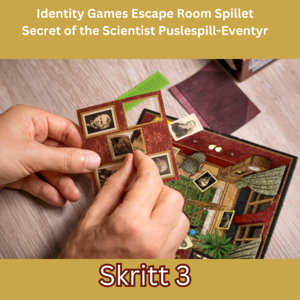 Escape Room Spillet Secret of the Scientist Puslespill-Eventyr- Identity Games | Puslespill og rømningsrom i ett for voksne og tenåringer_5